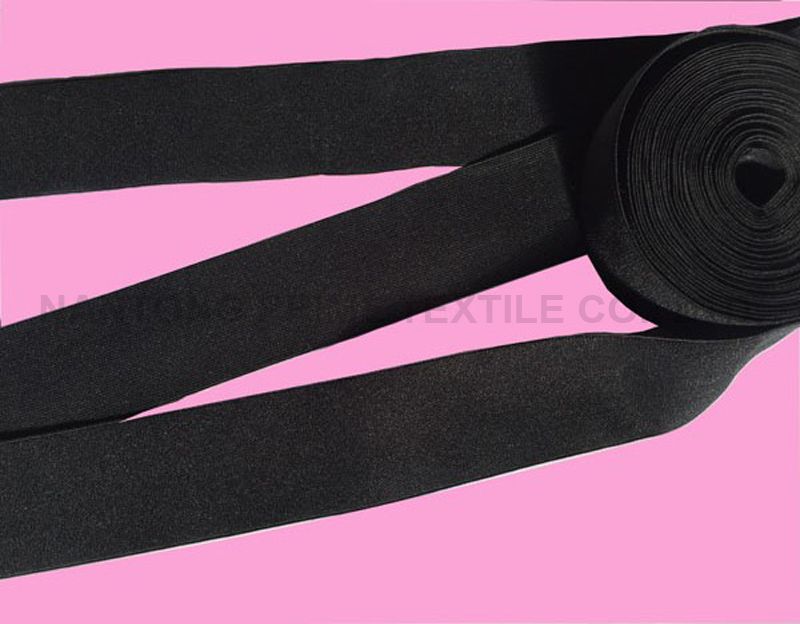 38mm Black nylon elastic --Manufacturer 