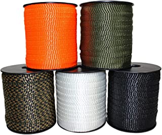 Polyester strapping webbing is easily cut with the blade,Ideal for making DIY projects such as a leash and collar, repairing older luggage straps, handbag, ratchet straps, hammocks, halters, belts and sports gear.