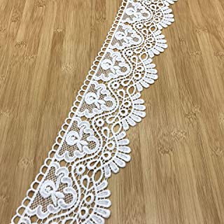 these vintage sewing lace trims are made of cotton material, featuring clear pattern and comfortable touch, friendly to your skin, not easy to fade and durable enough to accompany you for a long time, you can keep them for repeated applying with proper care