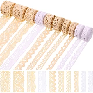 These cotton lace ribbon rolls are loved by handmade lovers, and they are the best gift for your child and family to spend DIY time together